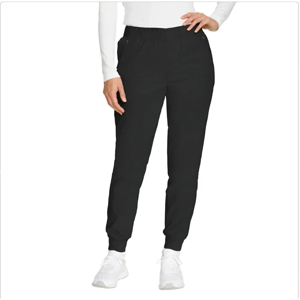 Eddie Bauer Black Fleece Lined Rainier Outdoor Athleisure Hiking Joggers Size 14 - Picture 1 of 8